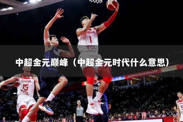 中超金元巅峰（中超金元时代什么意思）